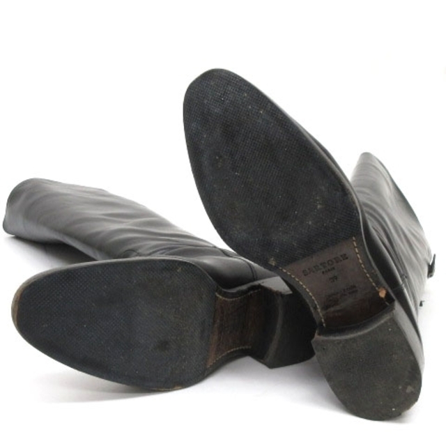 SARTORE(サルトル)のサルトル ロング ブーツ ジョッキーブーツ 黒 ブラック 39 25.0cm レディースの靴/シューズ(ブーツ)の商品写真