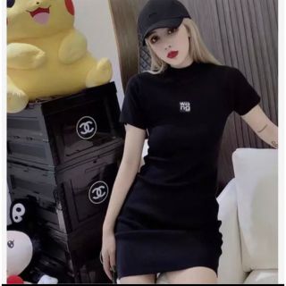 Alexander Wang - アレキサンダーワン好きな人 タイトワンピース ロゴ