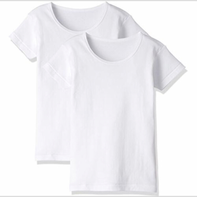 GUNZE(グンゼ)の[グンゼ] インナーシャツ 半袖丸首 2枚組 ボーイズ　F320I キッズ/ベビー/マタニティのキッズ服男の子用(90cm~)(Tシャツ/カットソー)の商品写真