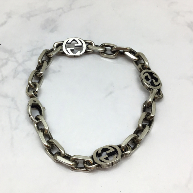 GUCCI インターロッキングG ブレスレット 約18cm