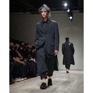 ヨウジヤマモトプールオム　18AW look14 袖抜きドレス