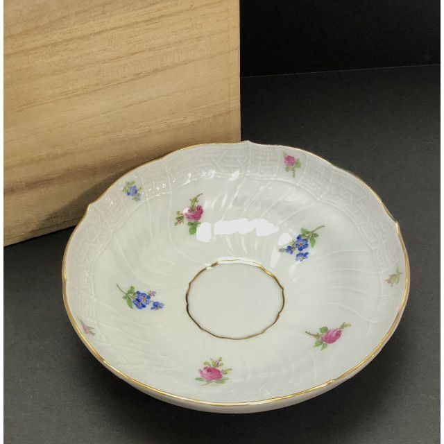 マイセン　meissen　小皿　食器　花柄　木箱付き　Meissen