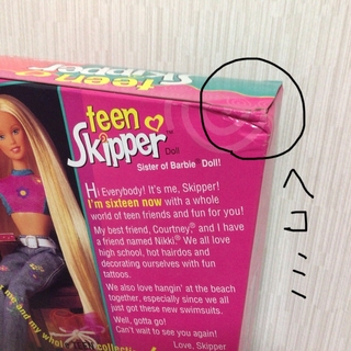 Barbie - バービー人形 teen Skipper バービーの妹 スキッパーの通販 ...