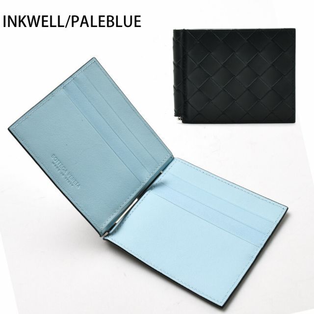 Bottega Veneta(ボッテガヴェネタ)の【INKWELL/PALEBLUE】ボッテガヴェネタ マネークリップ メンズのファッション小物(マネークリップ)の商品写真