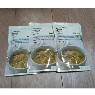 ムジルシリョウヒン(MUJI (無印良品))の無印良品　グリーンカレー　3パック(レトルト食品)