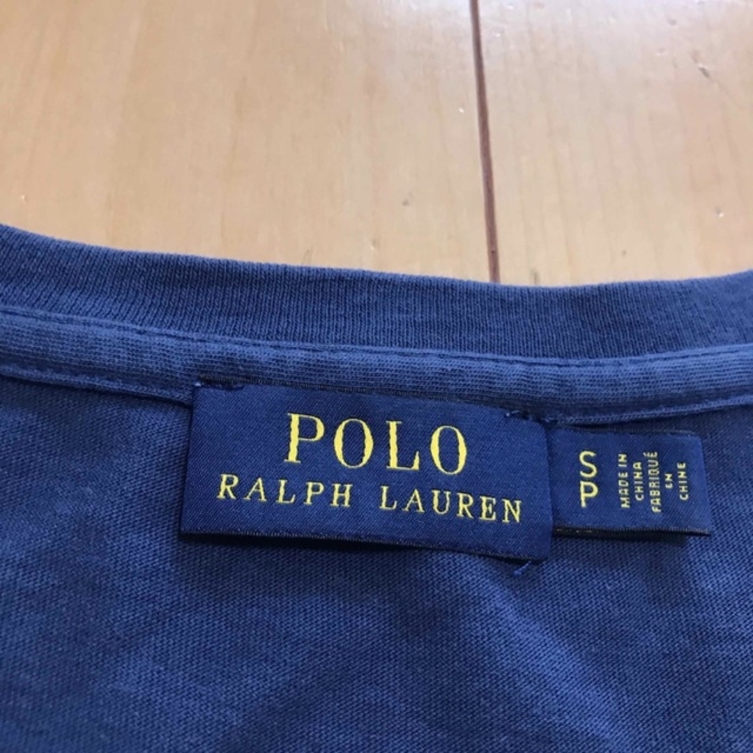 POLO RALPH LAUREN(ポロラルフローレン)のポロラルフローレン　ワンピース　サイドタイ マキシドレス　紺　Sサイズ レディースのワンピース(その他)の商品写真