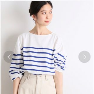 スローブイエナ(SLOBE IENA)の専用　SLOBE IENA ルーズパネルボーダーTシャツ(カットソー(長袖/七分))