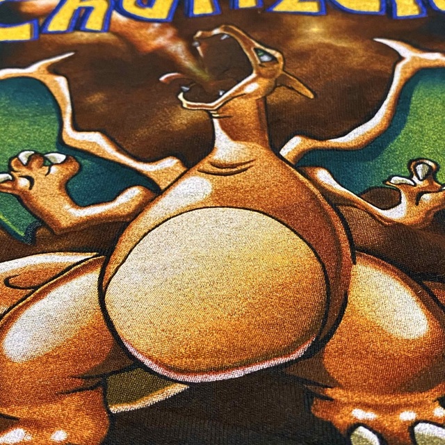 DEADSTOCK 90s ビンテージ 任天堂公式 ポケモン アニメTシャツ 黒の