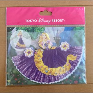 ラプンツェル(ラプンツェル)の【完全未開封】Disney ラプンツェル　ドレスメモ30枚入り(ノート/メモ帳/ふせん)