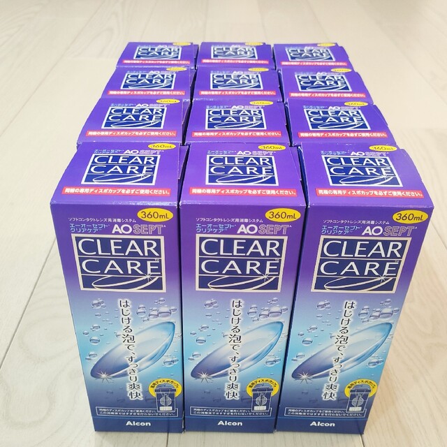新品12本 エーオーセプトクリアケア AO SEPT CLEAR CARE-