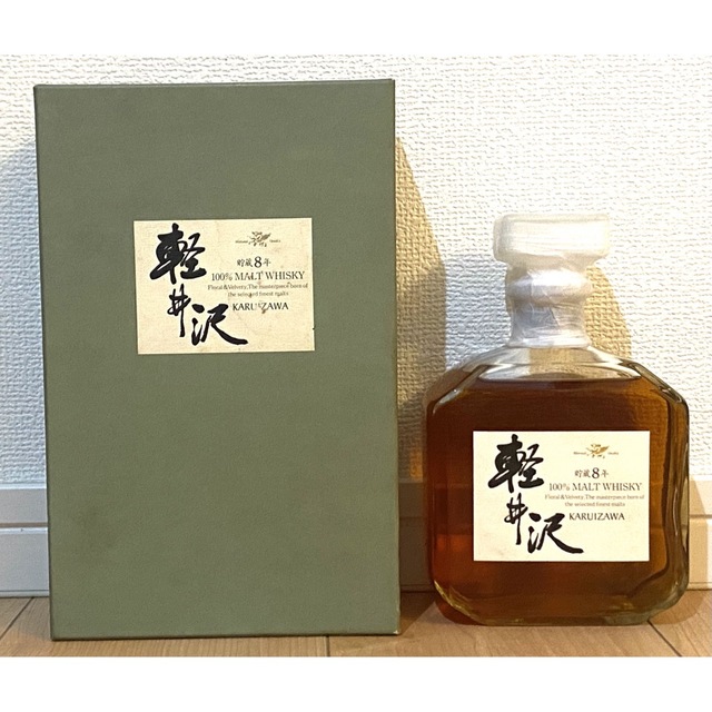 新品未開栓 軽井沢 貯蔵8年 100% モルトウイスキー 40% 720ml 大人も着 ...