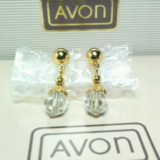 エイボン(AVON)のAVON 刻印揺れるミニイヤリング☆美品(イヤリング)