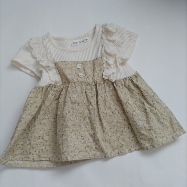 女の子ベビー 夏服 トップス 3枚セット キッズ/ベビー/マタニティのキッズ服女の子用(90cm~)(Tシャツ/カットソー)の商品写真