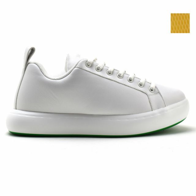 Bottega Veneta(ボッテガヴェネタ)の【WHITE/GREEN】ボッテガヴェネタ スニーカー  メンズの靴/シューズ(スニーカー)の商品写真
