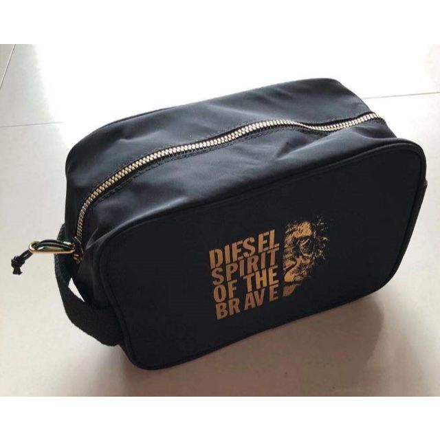 DIESEL(ディーゼル)の新品未使用 DIESEL ディーゼル ポーチ ブラック ノベルティ メンズのバッグ(その他)の商品写真