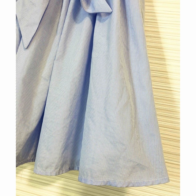 ByeBye(バイバイ)の【美品】ストライプ柄　フレアスカート レディースのスカート(ひざ丈スカート)の商品写真