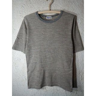 ビームス(BEAMS)の8387　ビームス　日本製　5分袖　ボーダー　デザイン　tシャツ(Tシャツ/カットソー(半袖/袖なし))