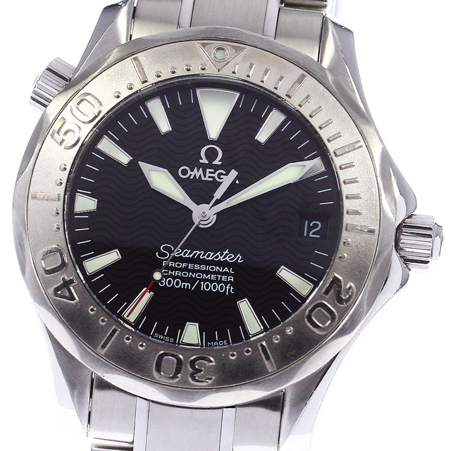 オメガ OMEGA 2236.50 シーマスター300 WGベゼル 自動巻き ボーイズ _742147