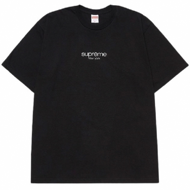 BLACKサイズSupreme Classic Logo Tee "Black"