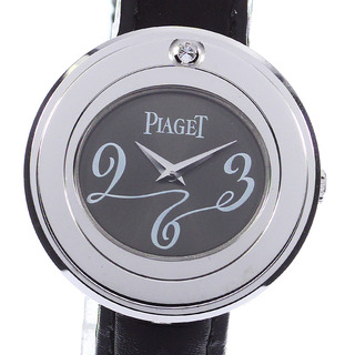 ピアジェ(PIAGET)のピアジェ PIAGET P10275 ポセション K18WG 1Pダイヤ クォーツ レディース 良品 保証書付き_738552(腕時計)