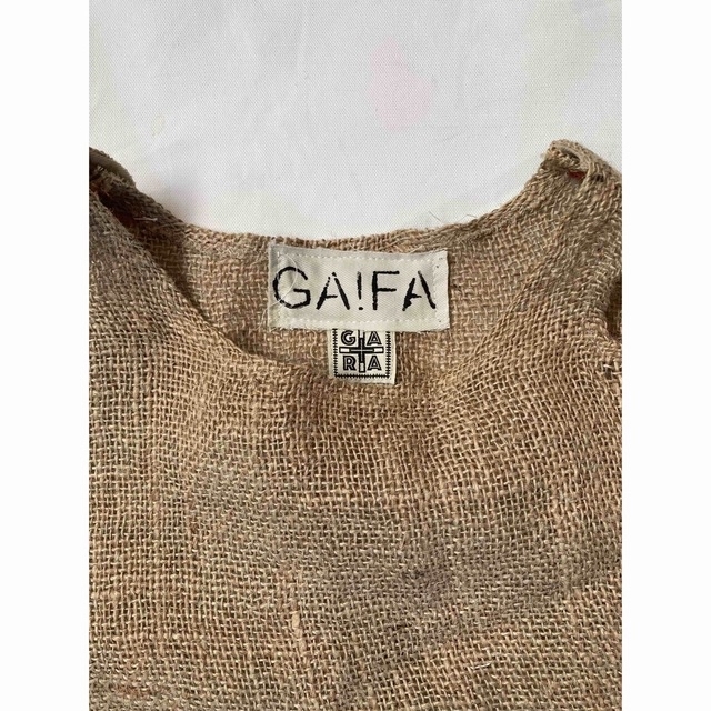 GARA × GA!FA　ジュート素材のガーゼ・シャツ