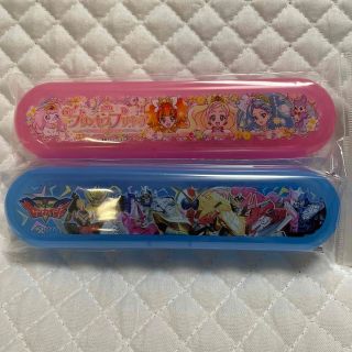 新品 2点 セット プリンセスプリキュア ゼンカイジャー スプーン ケース (キャラクターグッズ)