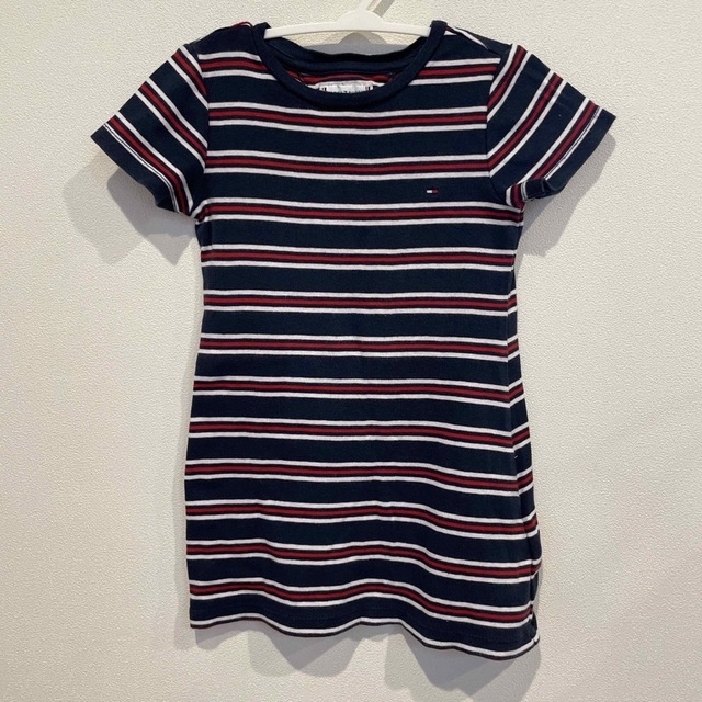 TOMMY HILFIGER(トミーヒルフィガー)のこじこじ様専用です。トミーフィルガー　92 ワンピース　ボーダー キッズ/ベビー/マタニティのキッズ服女の子用(90cm~)(ワンピース)の商品写真