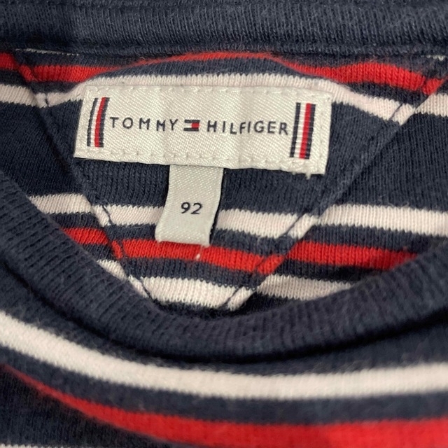 TOMMY HILFIGER(トミーヒルフィガー)のこじこじ様専用です。トミーフィルガー　92 ワンピース　ボーダー キッズ/ベビー/マタニティのキッズ服女の子用(90cm~)(ワンピース)の商品写真