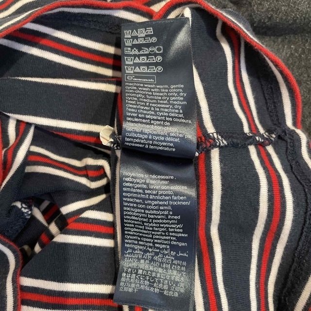 TOMMY HILFIGER(トミーヒルフィガー)のこじこじ様専用です。トミーフィルガー　92 ワンピース　ボーダー キッズ/ベビー/マタニティのキッズ服女の子用(90cm~)(ワンピース)の商品写真