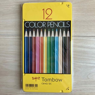 トンボエンピツ(トンボ鉛筆)の【新品未使用】色鉛筆12色　トンボ鉛筆(色鉛筆)
