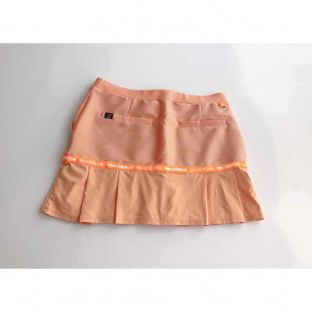 ニューバランスゴルフ ③点セット モックネック スカート キャップ オレンジ
