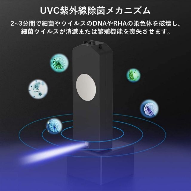 ポータブル空気浄化機 USB充電 ピンク 空間除菌機 首掛けタイプ ミニ小型 スマホ/家電/カメラの生活家電(空気清浄器)の商品写真