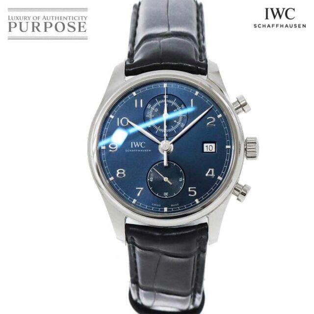 IWC ポルトギーゼ クロノグラフ クラシック IW390303 裏スケルトン 自動巻き インターナショナル ウォッチ カンパニー Portuguese VLP 90186027