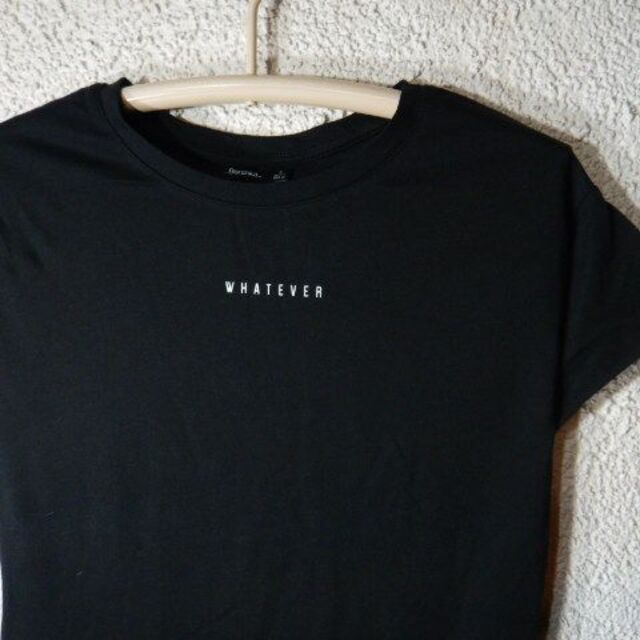 Bershka(ベルシュカ)の8390　ベルシュカ　ロング　デザイン　tシャツ　スリット　ワンピース レディースのトップス(Tシャツ(半袖/袖なし))の商品写真