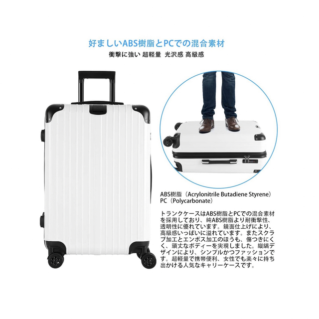 新品/スーツケース/キャリーケース/機内持ち込み/ファスナー/ブルー/旅行バッグ