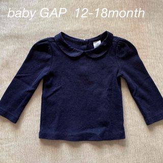 ベビーギャップ(babyGAP)のbaby GAP 襟付きトップス　ネイビー　フォーマル　(シャツ/カットソー)