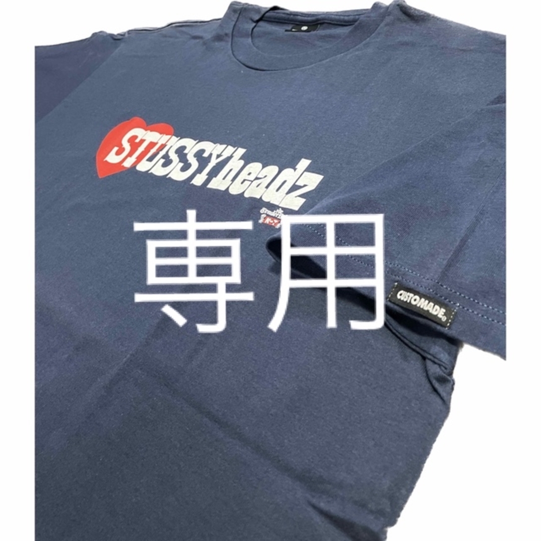 【STUSSY】90s old stussy テンダーロインTシャツ 紺 ②