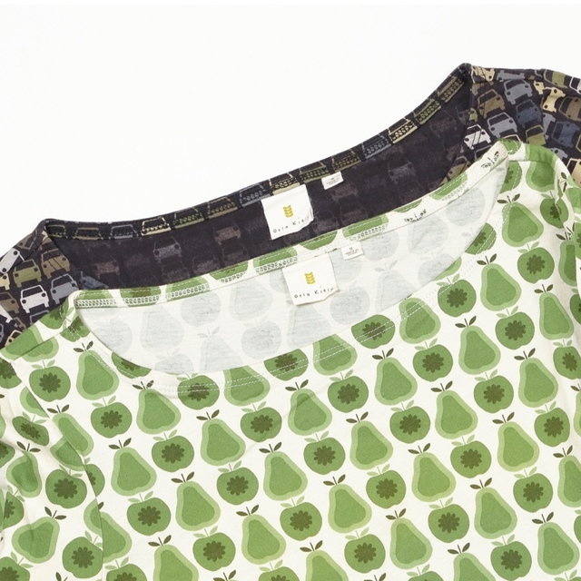 UNIQLO(ユニクロ)の【美品】UNIQLO× Orla Kiely カットソー、ロンT 2枚セット レディースのトップス(Tシャツ(長袖/七分))の商品写真