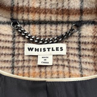 Whistles - WHISTLES ウィッスルズ チェック柄 チェスターコート ...