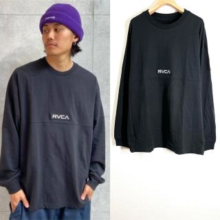 ルーカ(RVCA)のRVCA ルーカ BOX ボックスロゴ Tシャツ TEE ロンT(Tシャツ/カットソー(七分/長袖))