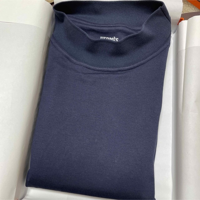 エルメス 2023ss ボクシーTシャツ canoe ネイビー Tシャツ(半袖/袖なし