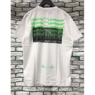 オフホワイト(OFF-WHITE)のOFF WHITE オフホワイト★阪急限定バックウッドロゴプリントTシャツ(Tシャツ/カットソー(半袖/袖なし))