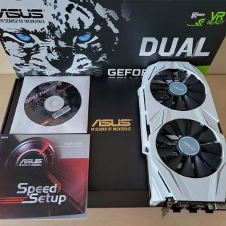 エイスース(ASUS)のASUS GTX 1060 3GB (DUAL-GTX1060-O3G)(PCパーツ)