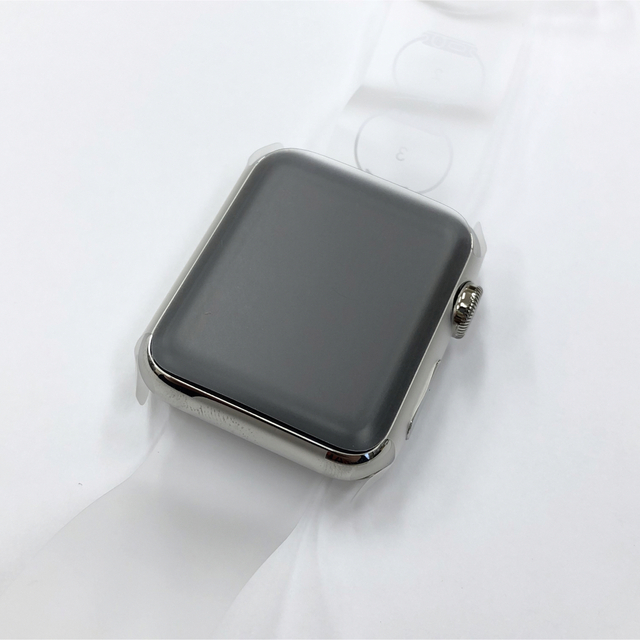 Apple Watch アップル ステンレス シルバー 38mm 初代スマホ/家電/カメラ