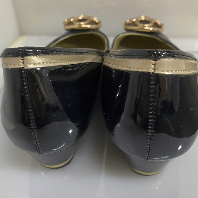 靴 ⭐︎Mystic Glow ⭐︎パンプス24cm 黒 エナメル レディース