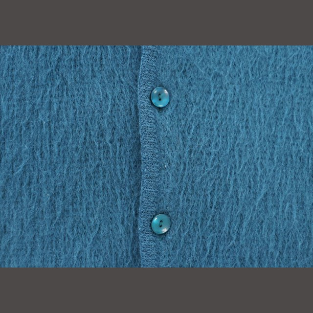 国産品 MASSES MOHAIR CARDIGAN L 緑 モヘアカーディガン モヘア