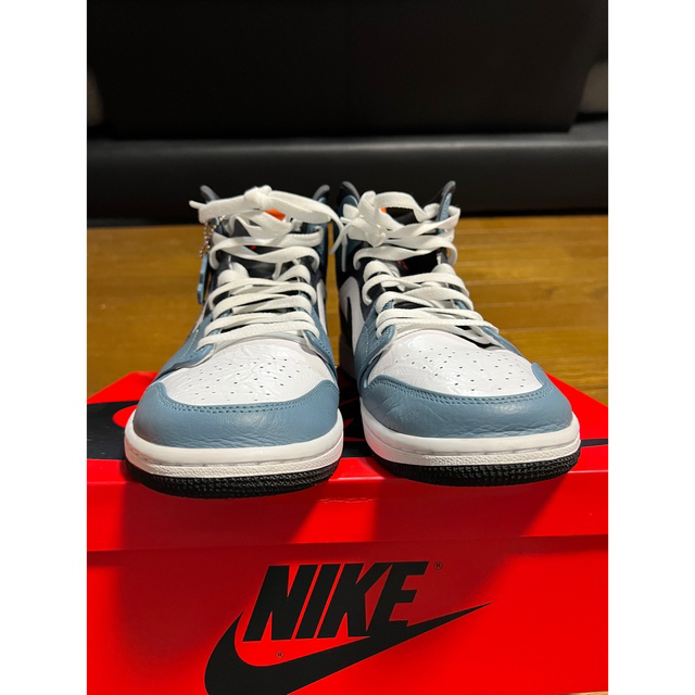 Facetasm × Nike Jordan 1 Mid "White/Navy 3