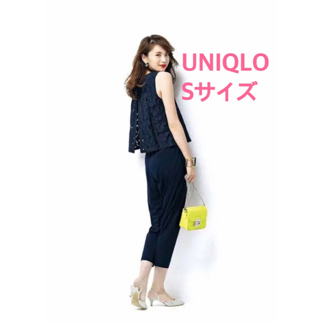 UNIQLO(ユニクロ)のUNIQLO♡ レースオールインワン　ネイビー*.° レディースのパンツ(オールインワン)の商品写真