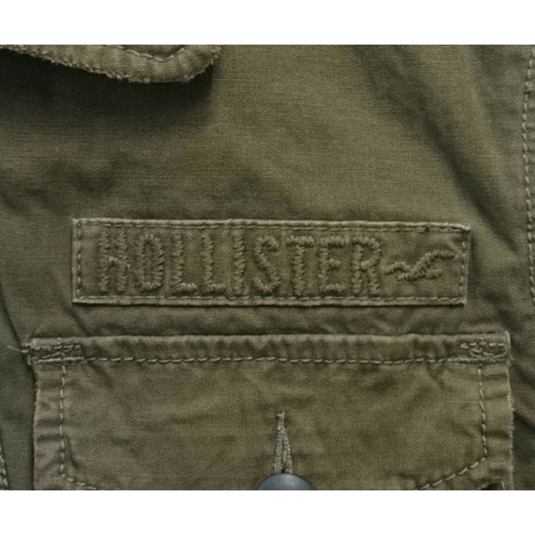 Hollister(ホリスター)のHOLLISTER ホリスター ダメージ加工 ミリタリージャケット オリーブ サイズS 正規品 / B2652 メンズのジャケット/アウター(ミリタリージャケット)の商品写真