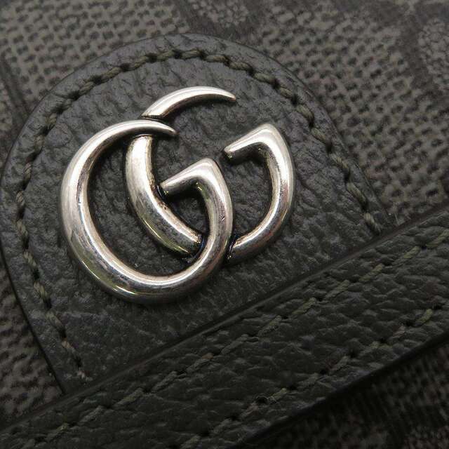 グッチ カードケース オフィディア GGスプリーム 732025 GUCCI 定期入れ 名刺入れ グレー